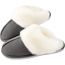 cozy fur slip on shoes