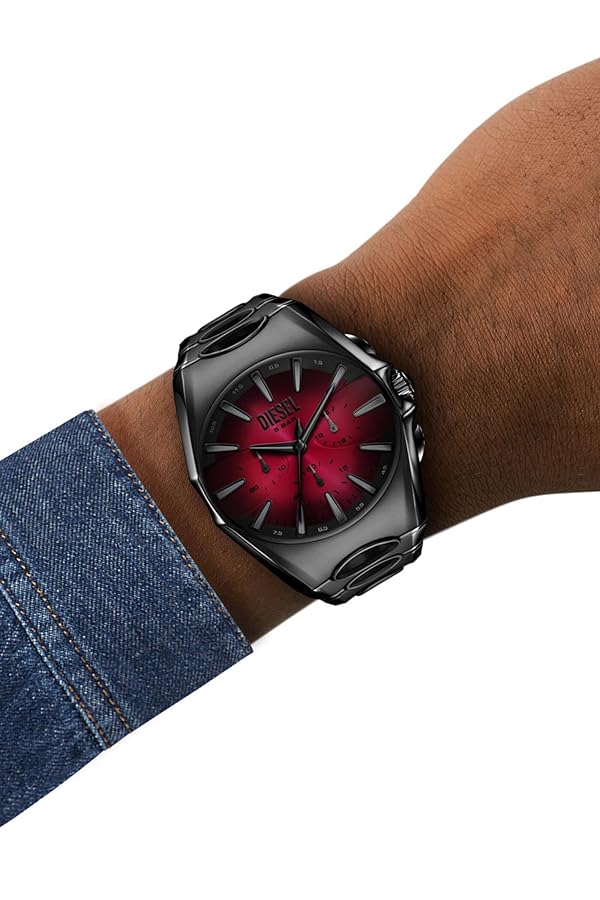 DIESEL アナログ腕時計 ブラック　ハイブリッド Amazon.co.jp: [ディーゼル] メンズ 腕時計 DZ4696 DZ469600QQQ