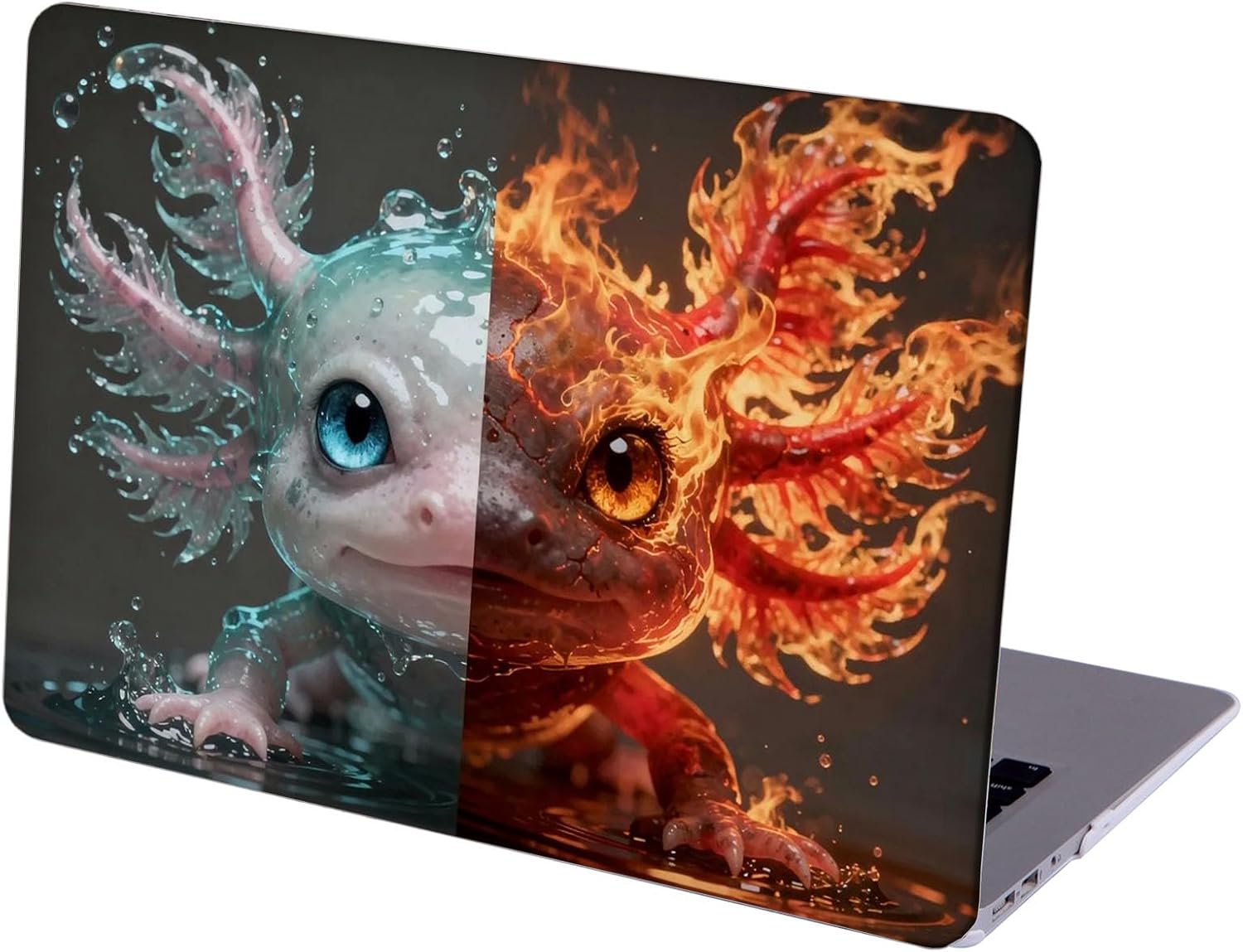 Compatible with MacBook Neo 13-inch, Hard Shell Case with Keyboard Cover and Screen Protector (A3404 A18 Pro chip, 2026 Release) - Axolotls MC22299