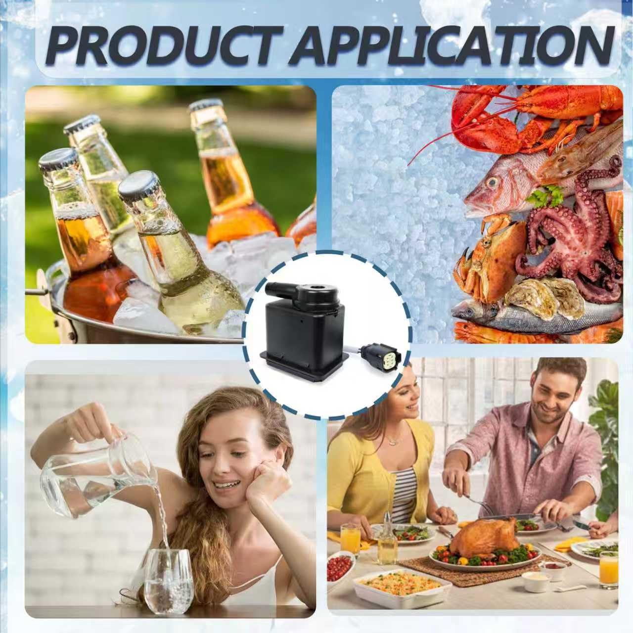 W11542867 Ice Maker Recirculation Pump | Compatible with Whirlpool Kenmore Jenn-Air | Models KUIX535HPS00 KUIX505ESS1 KUIC15POZP1 KUID308HPS01 | Replaces W11176264 W10747426 W11325175
