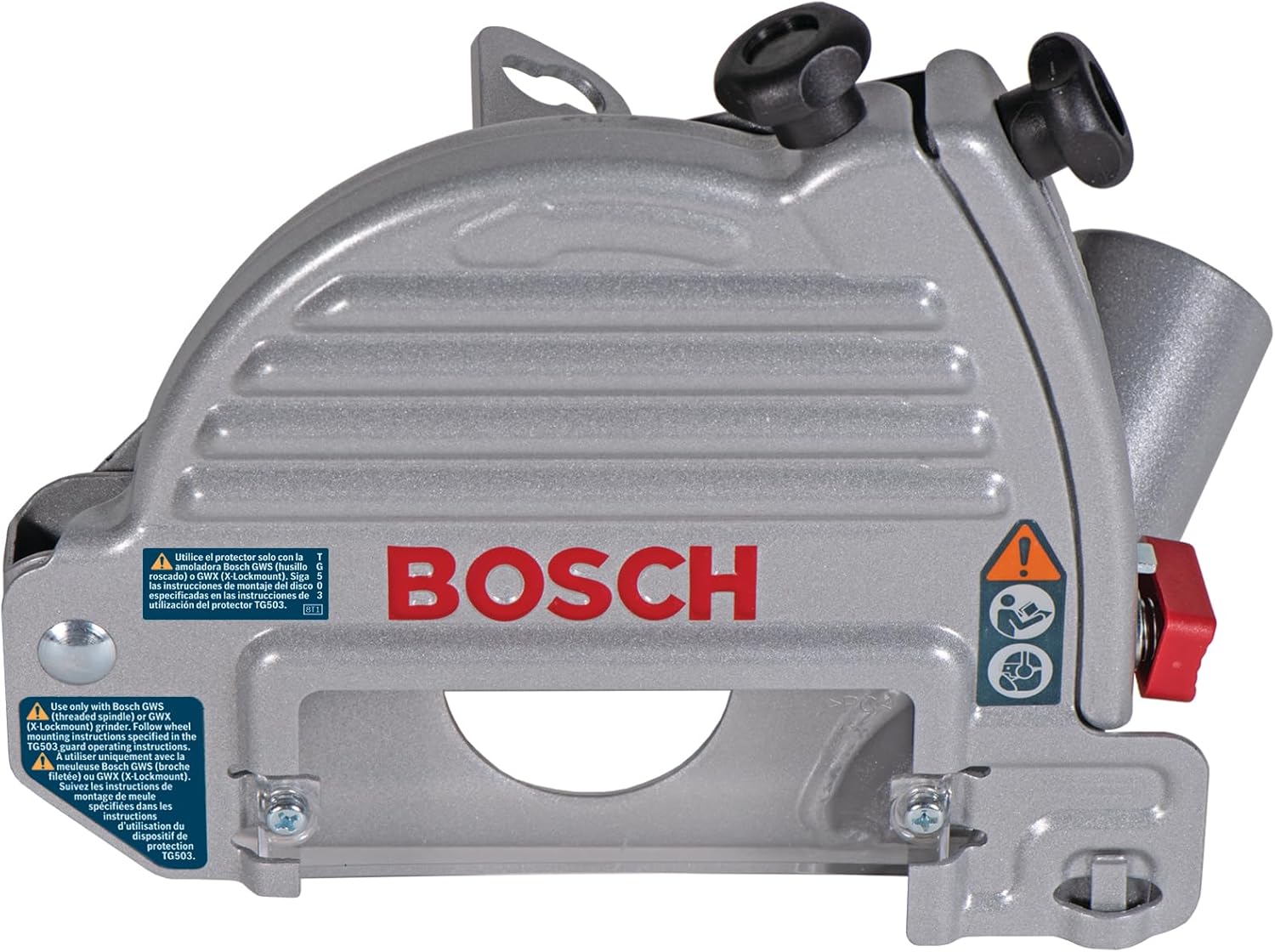 Side view of BOSCH TG503 Tuckpointing Dust Guard