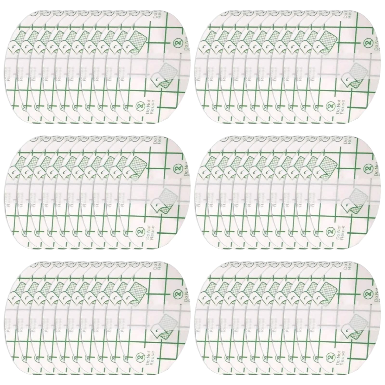 ChainYao 60 Pack Waterproof Ear Covers, Clear Adhesive Ear Protection Patches, Hypoallergenic Skin-Friendly PU Ear Stickers for Shower Swimming Hair Dye, for Kids Adults Water Sports