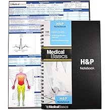 H&amp;P notebook - Medical History and Physical notebook, 100 medical templates with perforations