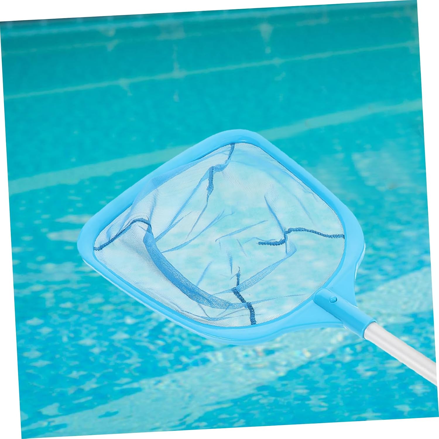 Milisten Cleaner Net Multi-Function Pool Skimmer Pole Efficient Leaf Rake for Rapid Debris Removal Inground Above Ground Pools Essential Cleaning Tool
