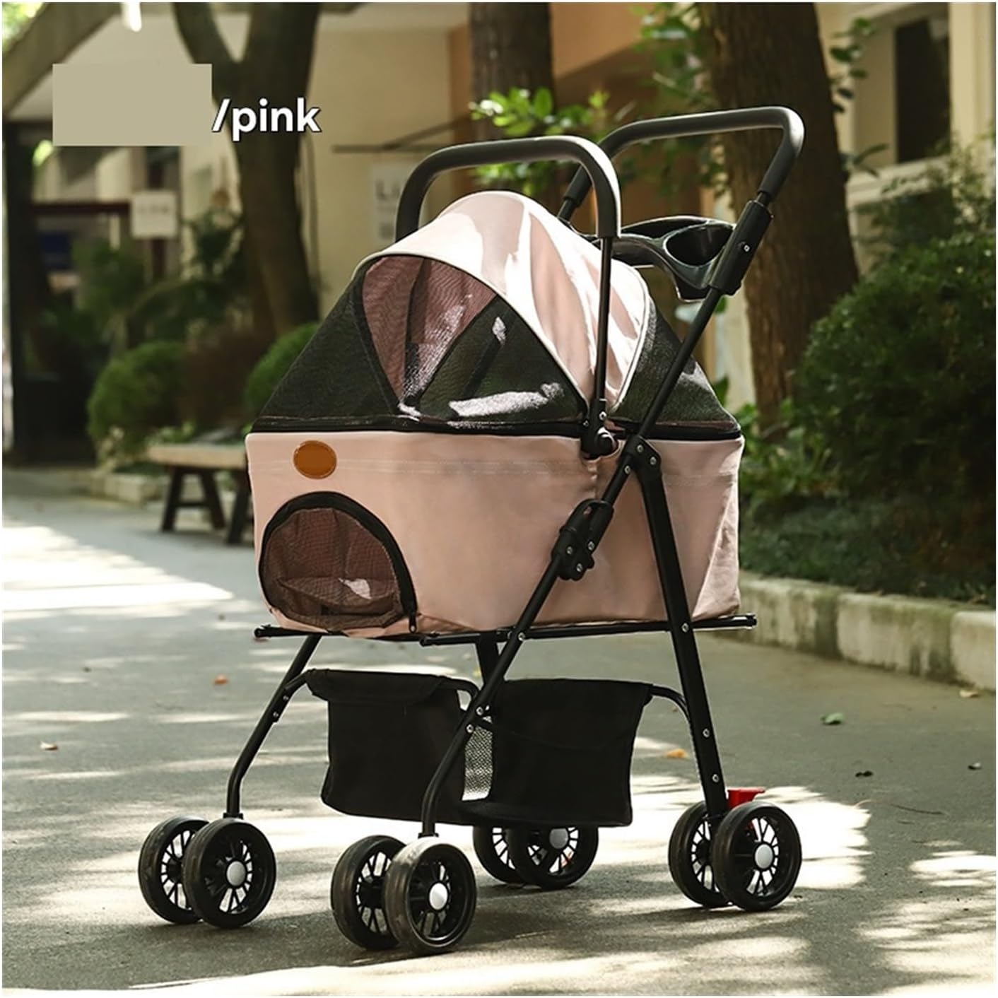 pet Toilet Pet Cart, Dog and Cat, Portable Foldable Standard Litter Boxes(Green)