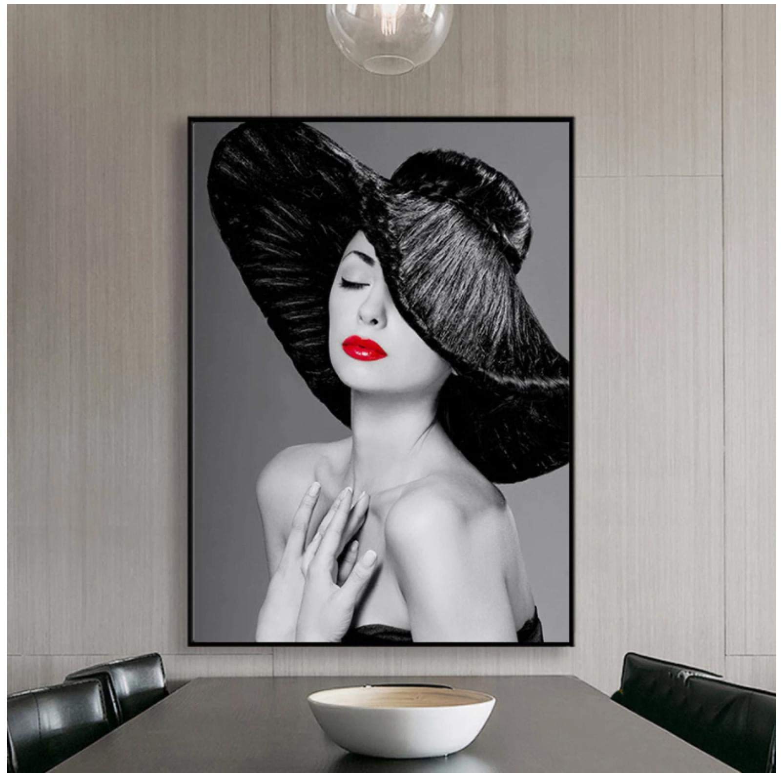Make-up Kunst Poster Set – 6 Leinwandbilder 20,3x25,4 Cm, Modische Wanddekoration