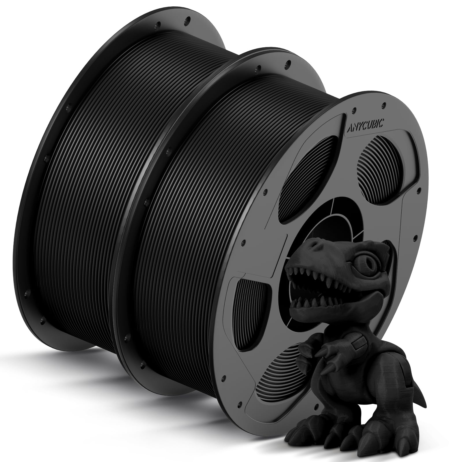 ANYCUBIC High Speed 3D Printer Filament 1.75mm Bundle, Rapid PLA Filament with High Prints Quality, Dimensional Accuracy +/- 0.02mm, Print with Most