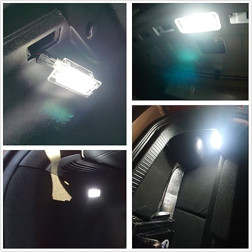 Miniatura 6 de NSLUMO Repuesto de luz LED para compartimento de equipaje para Hyundai Sonata Elantra Kia Forte Optima K5 6000K 18-SMD blanco maletero interior