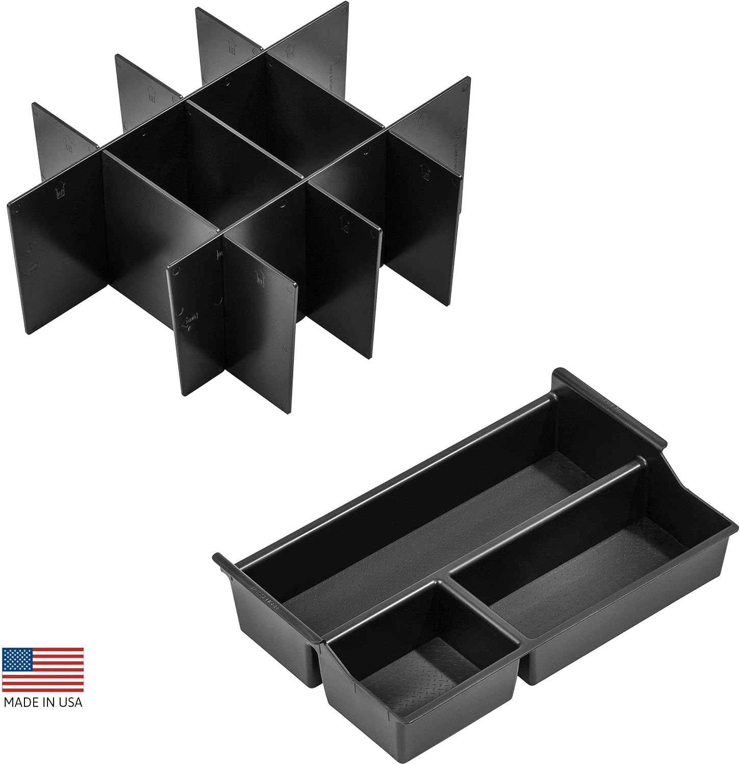 Vehicle OCD - Center Console Divider and Tray Organizer for Toyota Tundra (2014-2021) - Made in USA