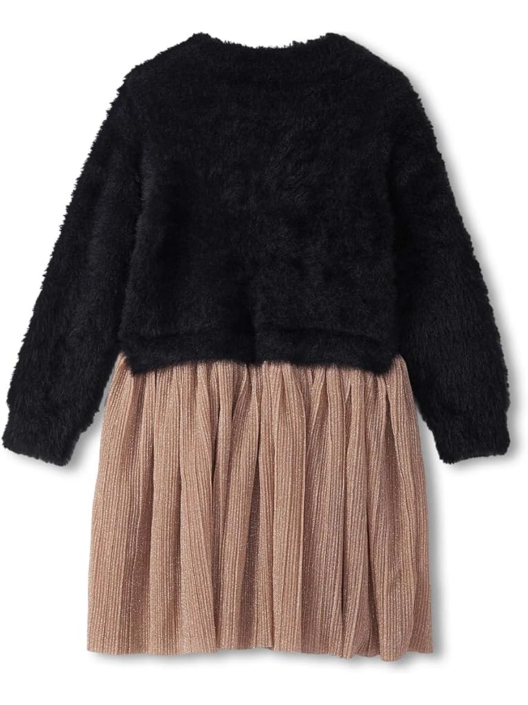 Brown Hatley Mix Media Dress (Toddler/Little Kid/Big Kid)