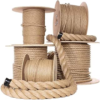 UnManila Polypropylene Rope Cordage - Tug of War Rope - All Purpose ProManila Cord for Decor, Crafts, Sporting, and Landscaping (1 1/4 Inch x 100 Feet) - coolthings.us