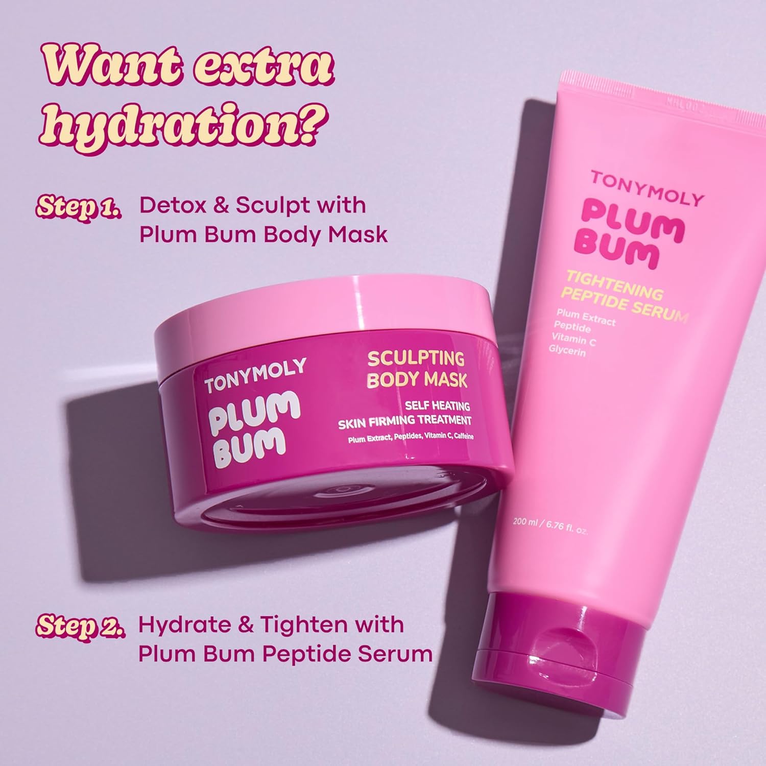 TONYMOLY Plum Bum Self-Sculpting Body Mask – Firming & Smoothing Treatment for Soft, Even-Toned Skin, Boosts Circulation & Texture Improvement, Clinically Tested - Image 4