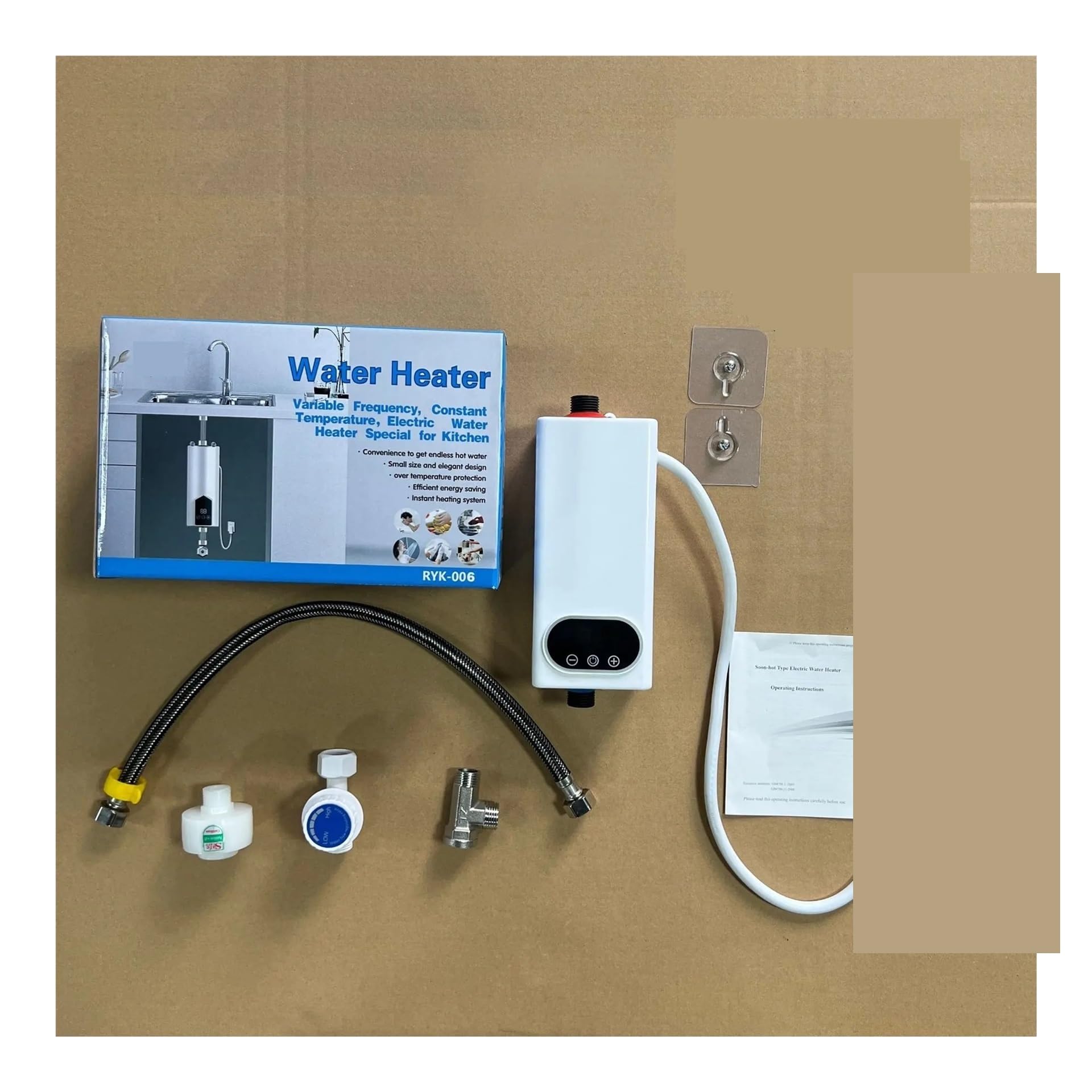 Scaldabagno Elettrico, Scaldabagno Elettrico Istantaneo Senza Serbatoio Da 5,5 KW, Scaldabagno Intelligente Automodulante Senza Perdite In Standby, Acqua Calda For Doccia Domestica(ME18K,110 3500w)