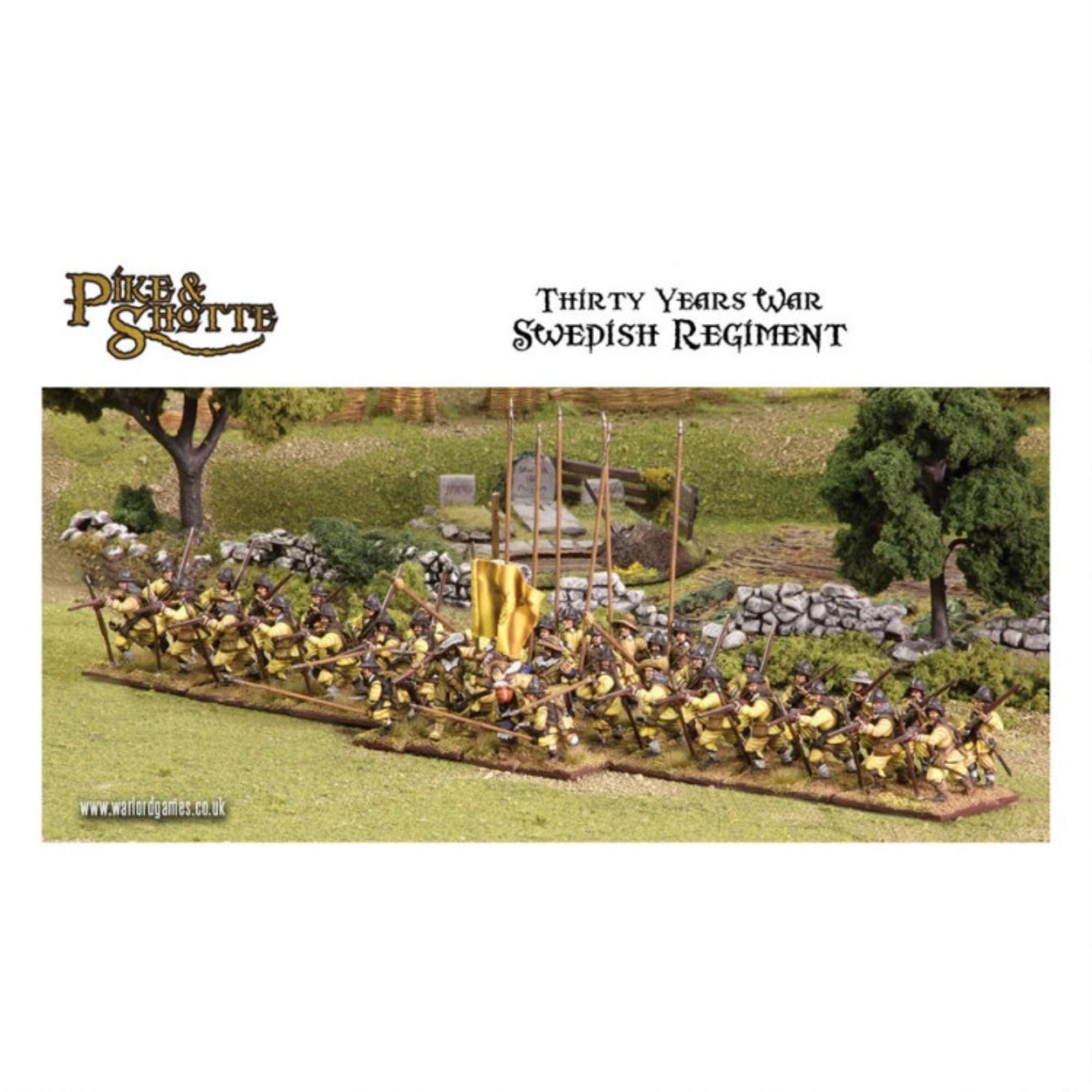 30 Years War Swedish Infantry, 28mm Wargaming Miniatures