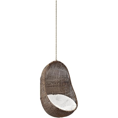 Wicker Outdoor Patio Swing Chair Set 