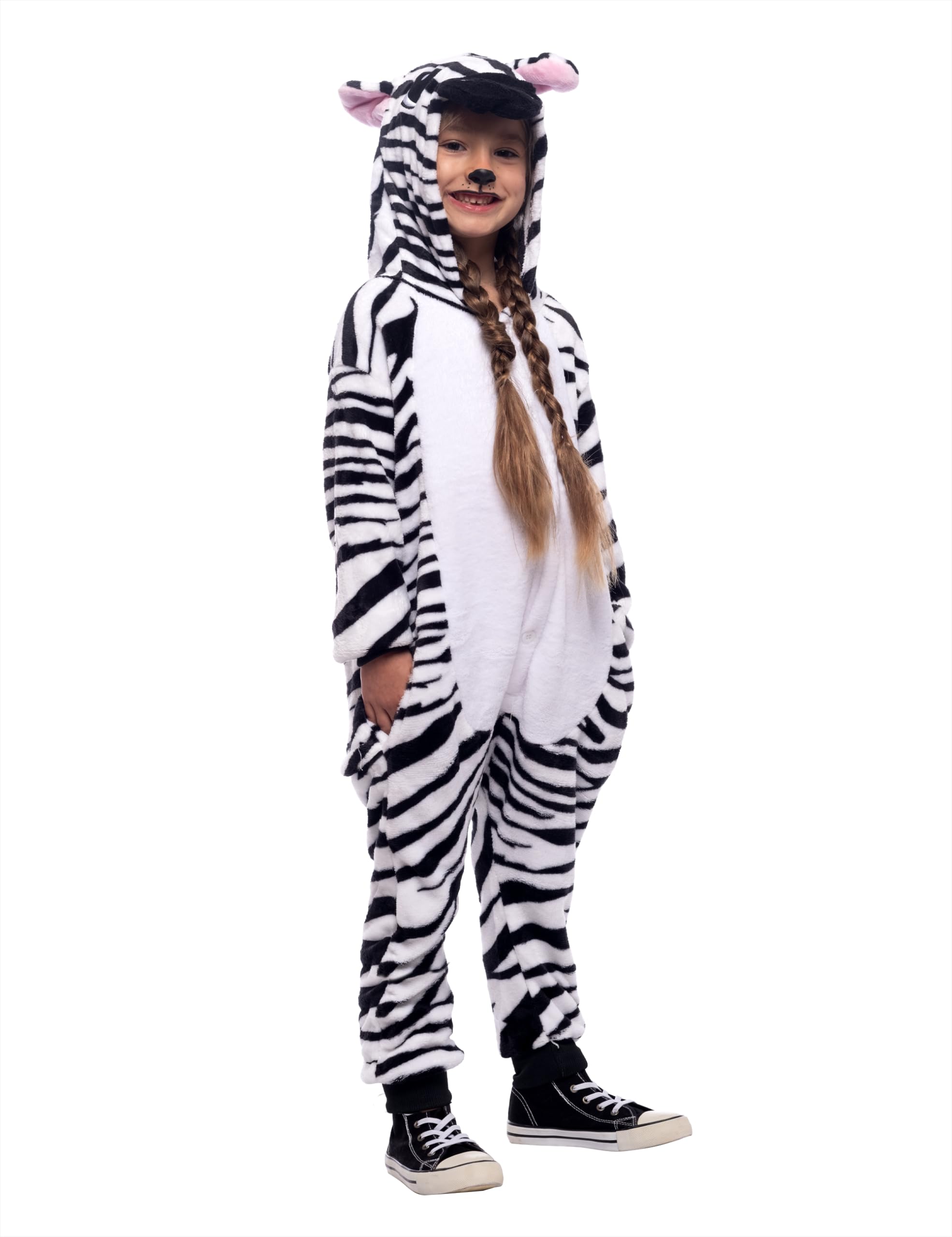 Rubies 74-8930SS_8422971893054 Disfraz Cebra Inf Animals Costume, Multicoloured, S (3-4 AÑOS)