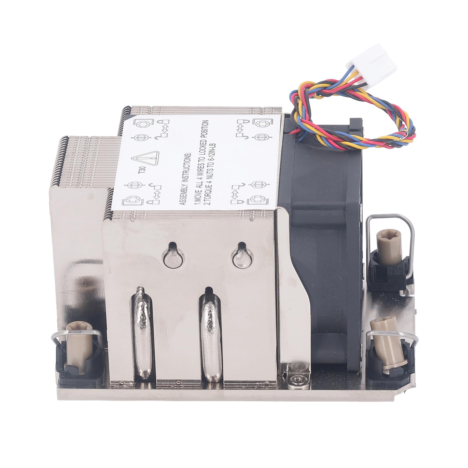 Controller industriale ad alte prestazioni Dissipatore di calore in lega di alluminio CPU Cooler con efficiente dissipazione del calore per processore server Mini PC Ventol