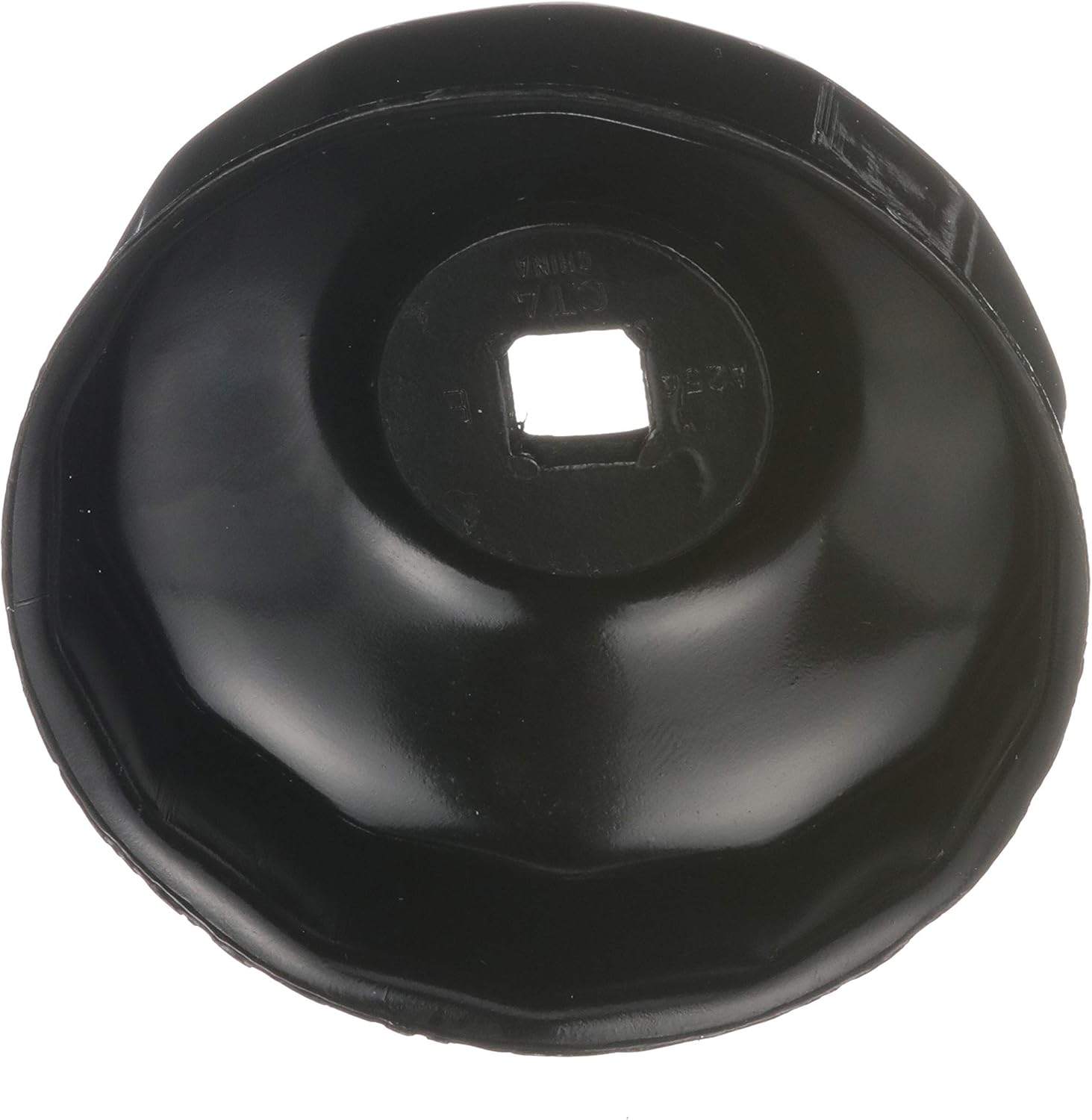 CTA Tools A254 Cap-Type Oil Filter Wrench - 73mm x 14 Flute - Professional Grade, Black Finish, Precision-Stamped, Deep-Reach, 3/8-Inch Drive, Oil Filter Wrench