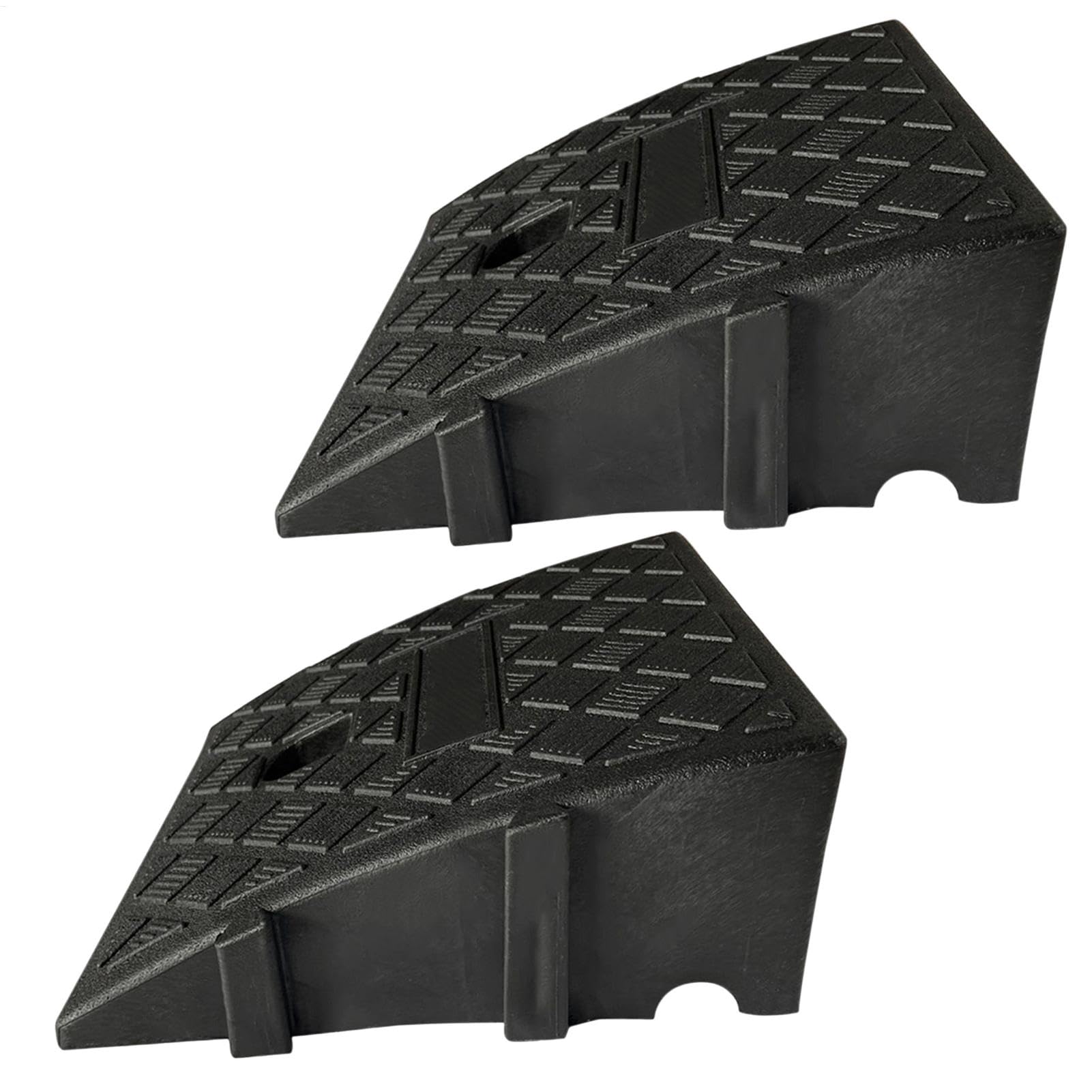 Rampes de trottoir portables pour voiture scooter vélo et fauteuil roulant, hauteur 13 cm