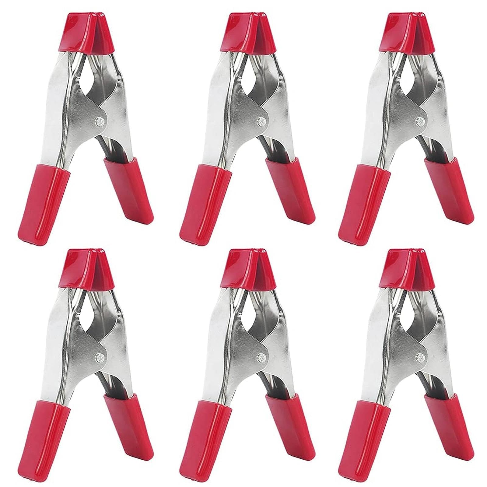 Pinces à épiler Avec Embouts Caoutchouc - Lot De 2 - Noir/rouge - 4,3 Pouces