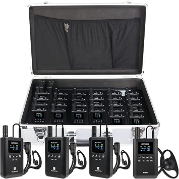 Retekess TT129 Tour Guide System with 3 Simultaneous Transmitters3TX 29RX