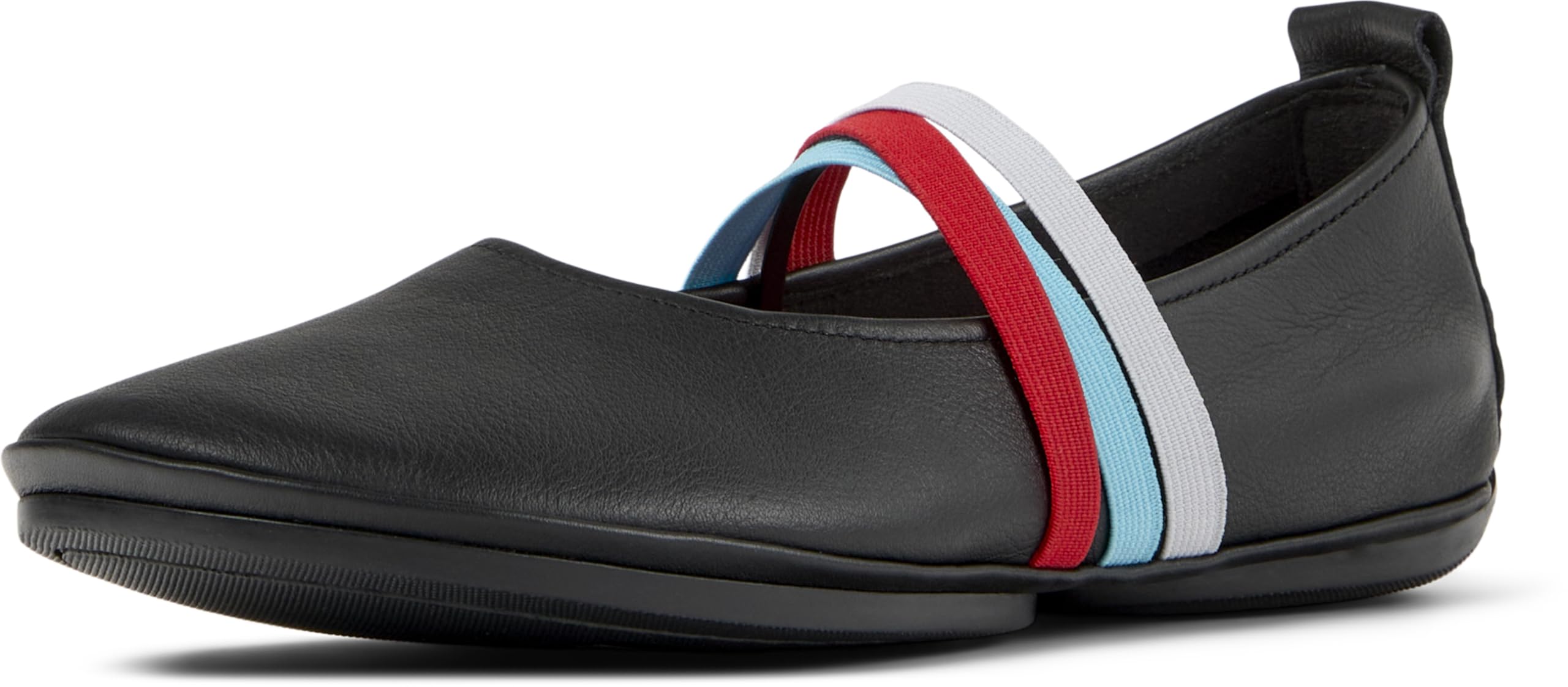 Camper Women's Right Nina K201665 Ballerina, Black 006 TWS, 7 UK
