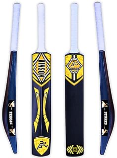 Vinson Stokes Heavy Duty Tennis Cricket Full Size Bat to Play at Turfs & Box Cricket Leagues for Kids & Adults, Material - Plastic, Weight - 850 gm.