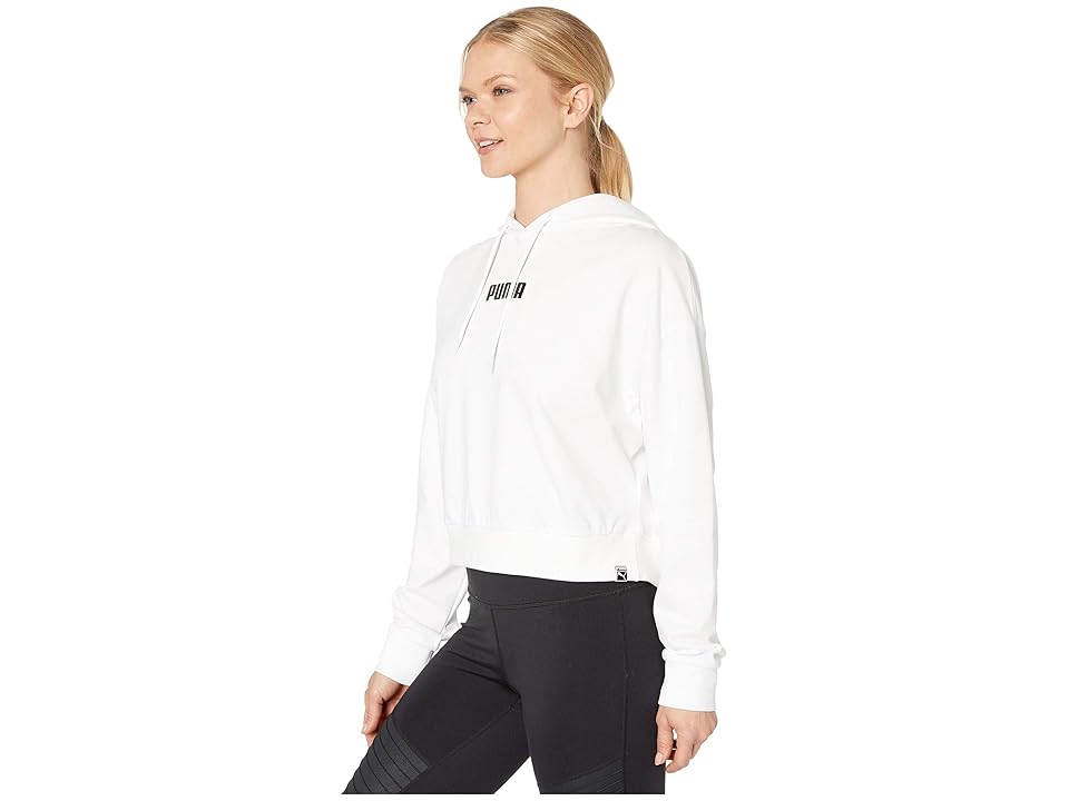 

PUMA Wild Pack Cropped Hoodie (PUMA White) Women's Sweatshirt