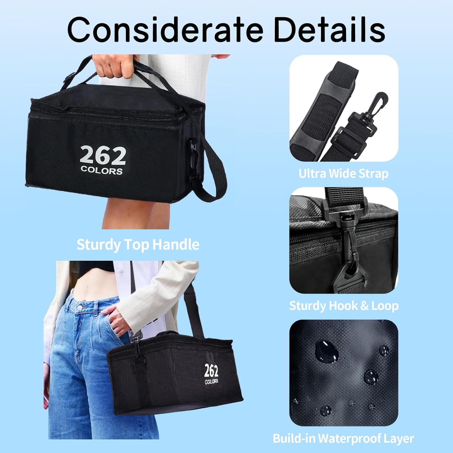 262 Colors Alcohol Markers, Art Markers for Artists with Coloring App, Dual Tip Marker for Adult Painting Sketching Drawing with Travel Case Great Gift Idea - Image 9