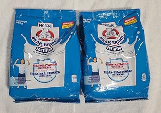 2 x 680 grams Bear Brand Fortified Powdered Milk Drink w/Iron, Zinc & Vitamin C (2 x 680 grams)