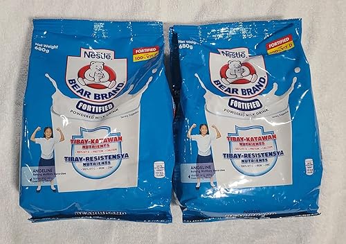 Miniatura 1 de 2 bebidas de leche en polvo fortificadas de la marca Bear de 23.99 oz con hierro, zinc y vitamina C (2 x 23.99 oz)