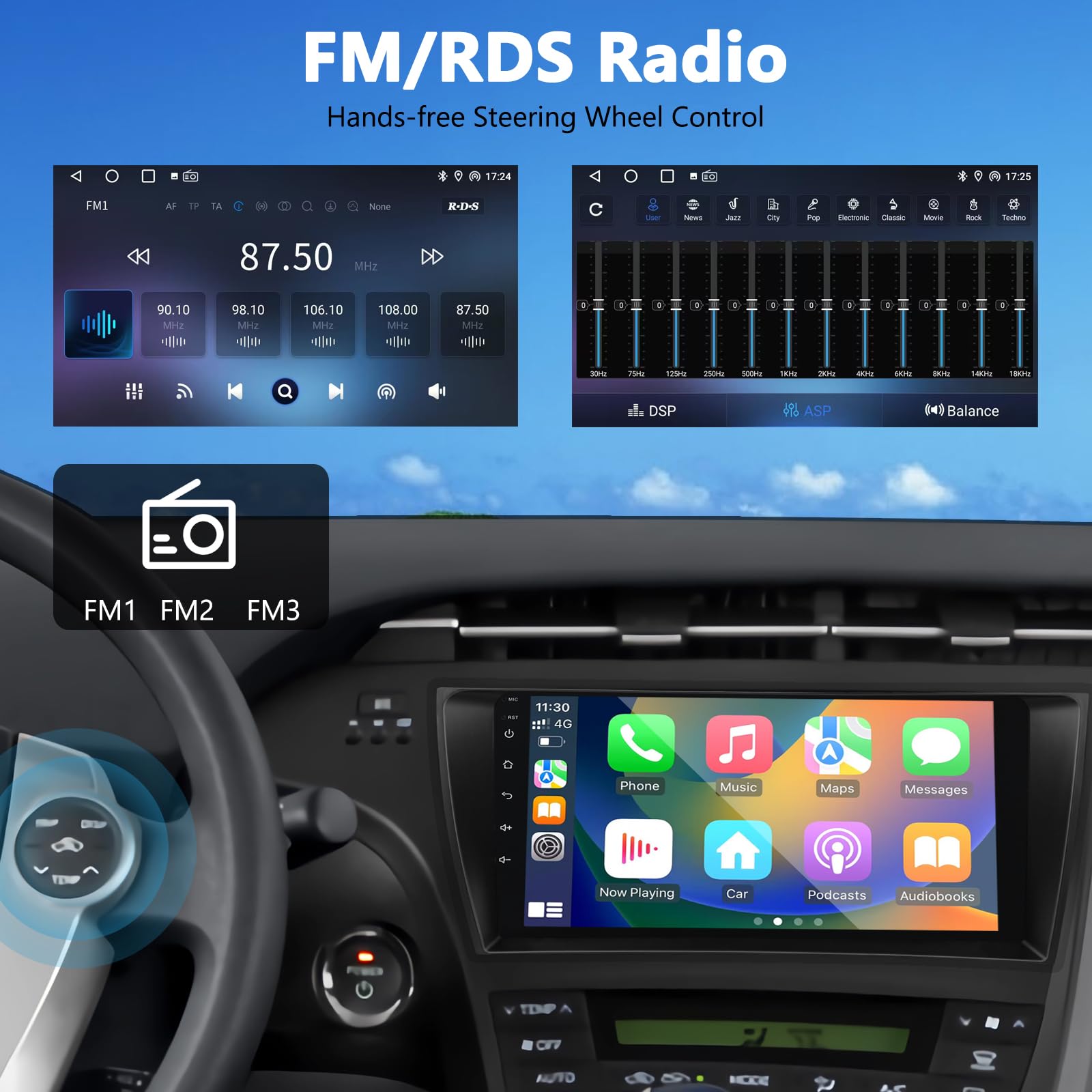 Amazon.com: Car Radio Stereo for Toyota Prius 2010 2011 2012 2013 