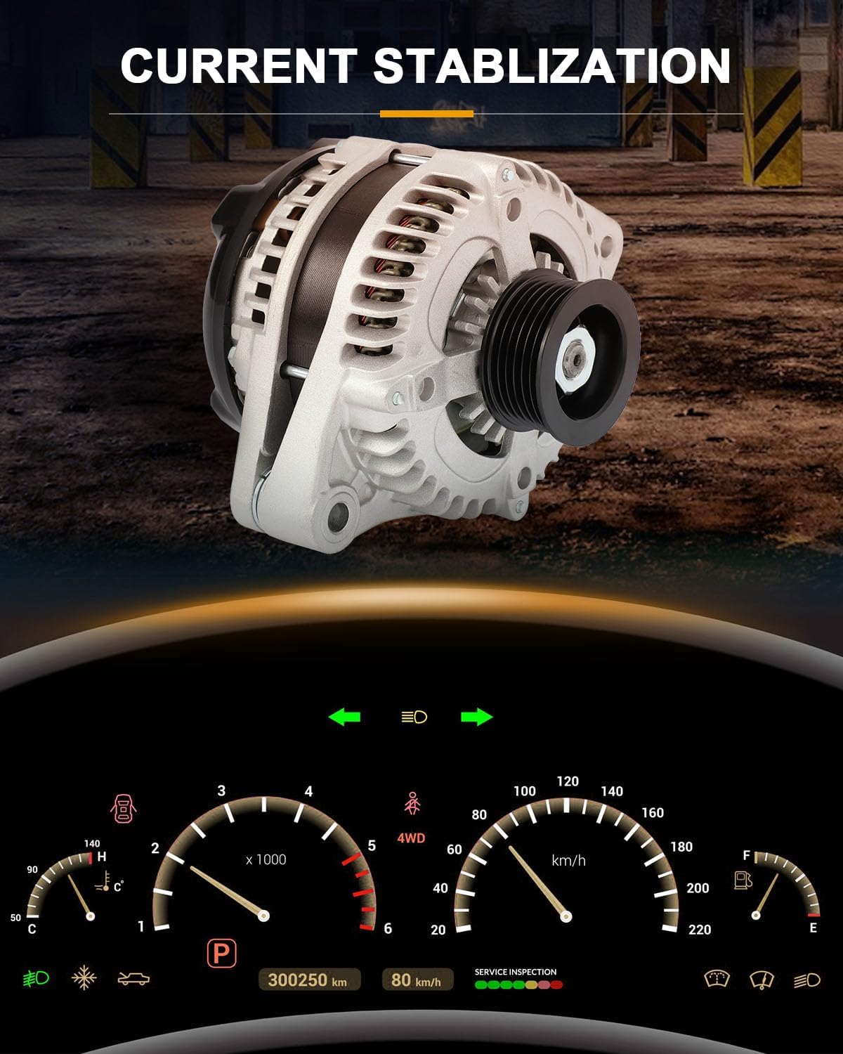 ROADFAR New Alternator Replacement for Acura for MDX 05-09, for Acura for RL 05-08, for Acura for TL 05-08, For Honda for Odyssey 05-07, For Honda for Pilot 05-08, For Honda for Ridgeline 06-08 11030