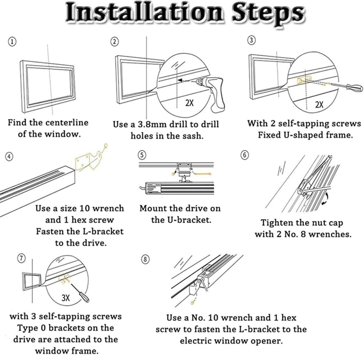 24V Automatic Electric Window Opener Actuator, 400N Closing Force/Anti-Theft, Stroke 300-1000 Mm, with Remote Control + Switch, for Skylight Window Greenhouse-