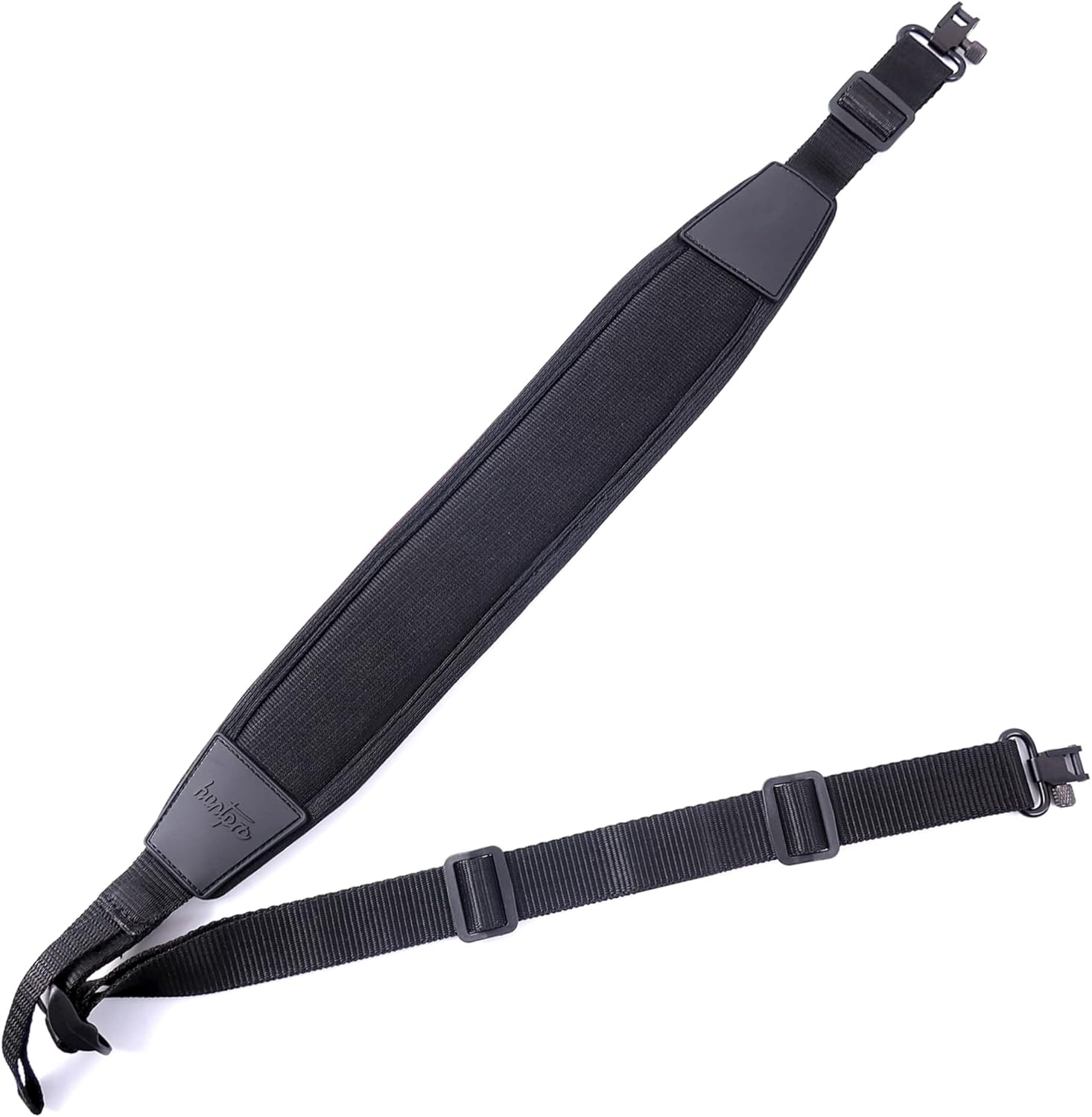 HUNTPAL Stalker Sling Two Point Gun Shotgun Rifle Sling with Removable Swivels, Neoprene Padded Length Adjustable Universal Shoulder Hunting Gun Strap for Outdoors