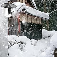 Vista 8 de HOLACA Cubierta de cámara con sombra de lluvia solar para cámara adhesiva, protector de cámara para resistente a los rayos UV blanco
