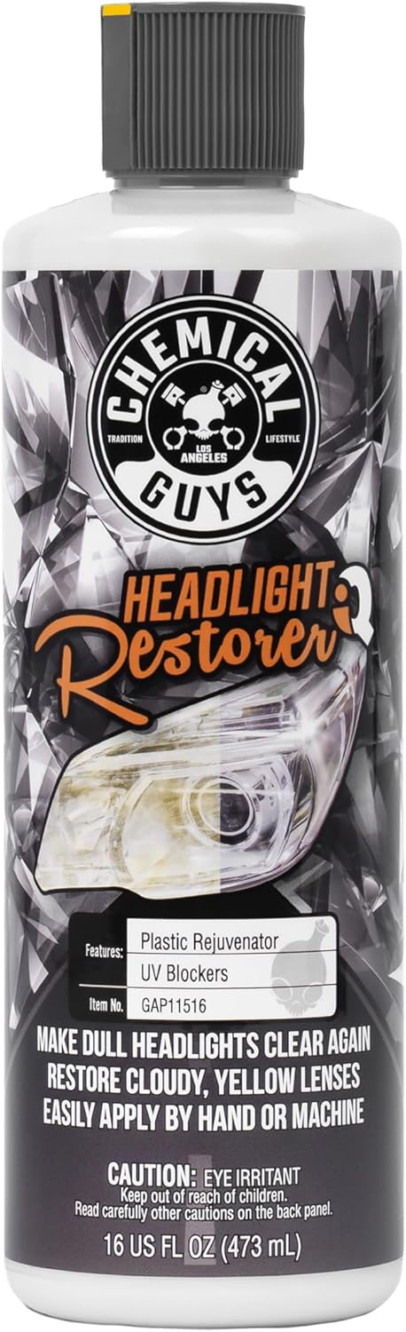 Chemical Guys Headlight Restore and Protect 16oz - Restore Cloudy Headlights, Remove Oxidation, UV Protection for Cars, Trucks, SUVs, Motorcycles