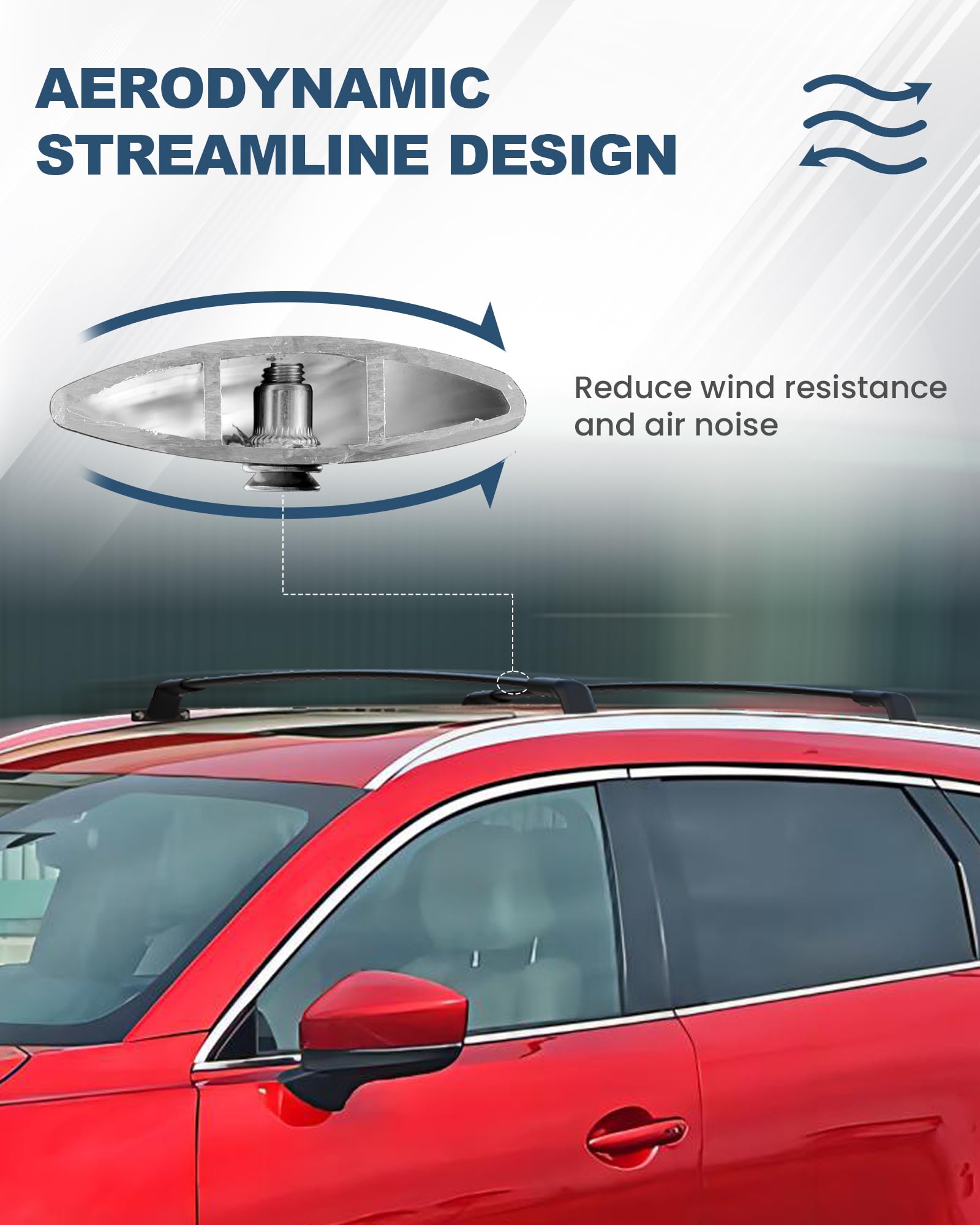 Etesan 220LBS Roof Rack Cross Bars Fit For Mazda CX5