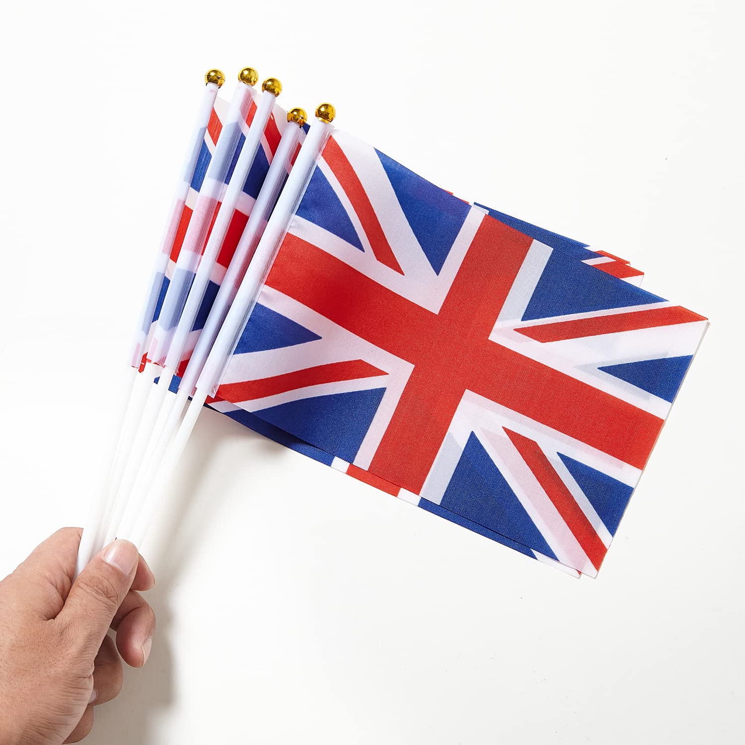 GentleGirl Paquete de 50 banderas de países nacionales de escritorio, pequeña bandera de mesa con base de soporte, eventos deportivos, decoración de fiesta de gran apertura, festivales