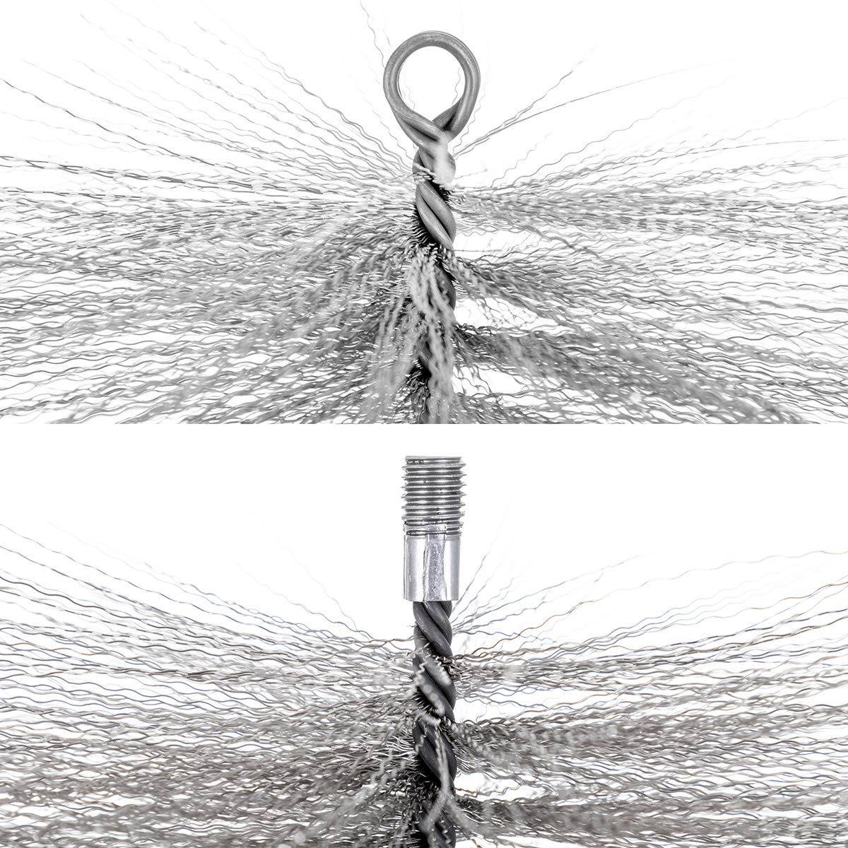 Testina Spazzacamino Nylon Pyro Feu 150mm - Filettatura M12, Per Pulizia Camini E Stufe, Gialla - Foto 10