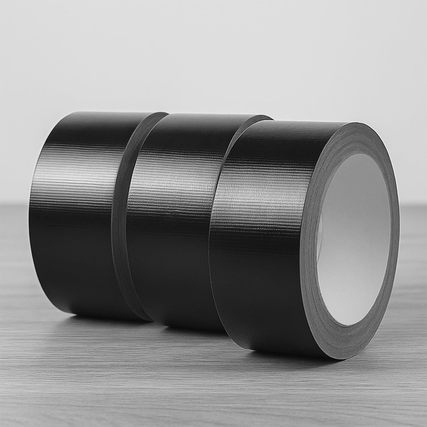 Cinta Americana Negra - 3 Rollos De 50mm X 30m, Tela Reforzada, Adhesivo Fuerte Para Reparaciones