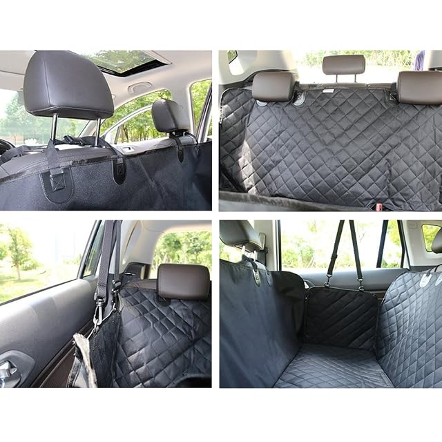 Foto 4 de 8 de HCMAX Lujo Perro Cubierta de Asiento de Carro Mascotas Hamaca Convertible Cubrir Impermeable Cubiertas…