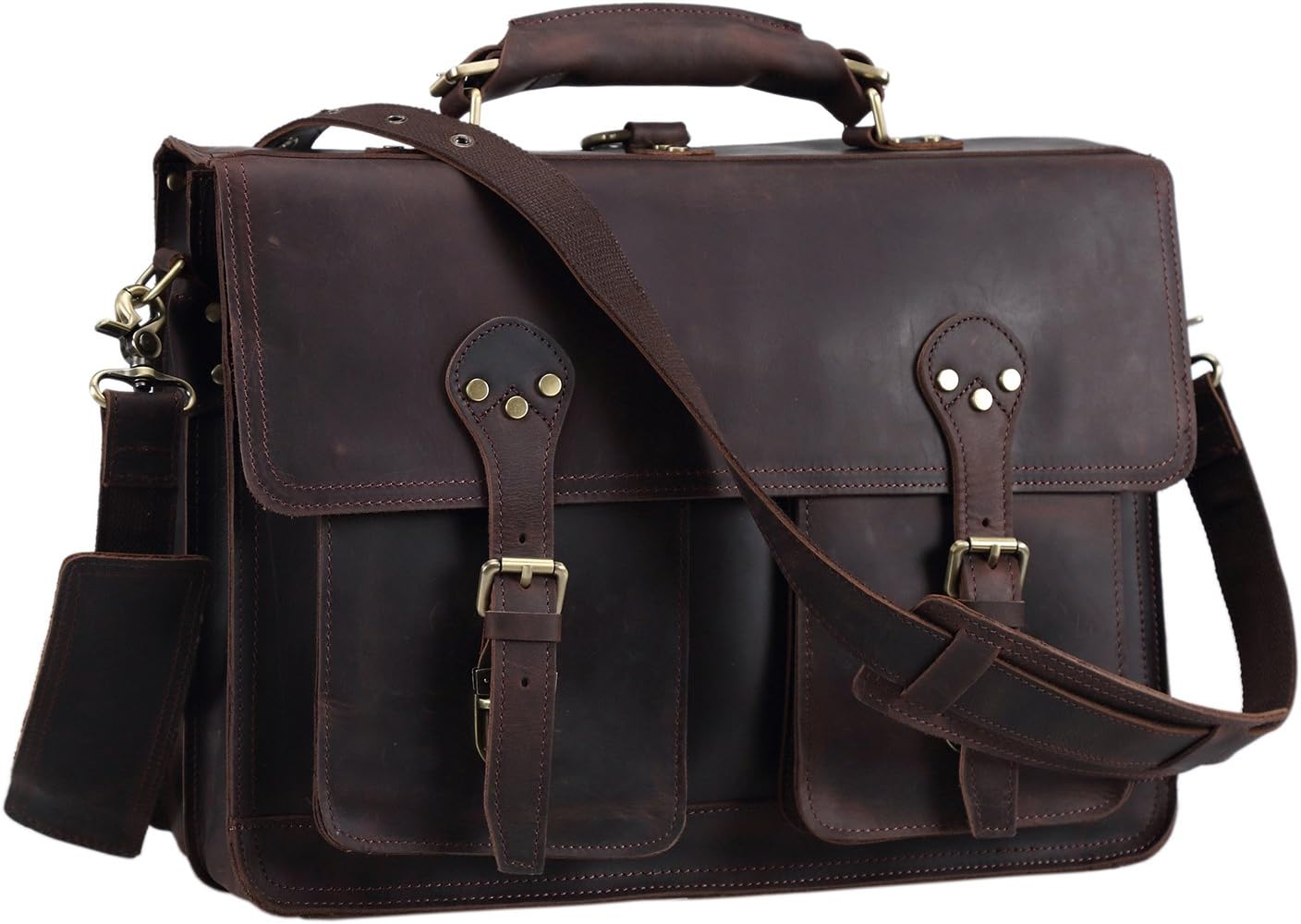 Polare 16 Full Grain Leather Briefcase Messenger Bag Costa Rica Ubuy