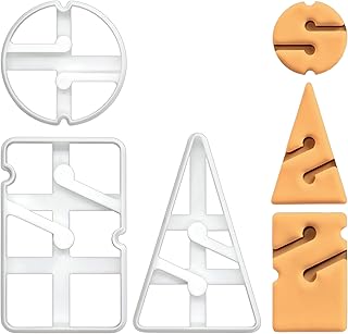 BAKERLOGY Set of 3 Cave Marker Cookie Cutters (Directional, Hybrid, and Non-Directional) - Detailed Biscuit Cutter Design ...