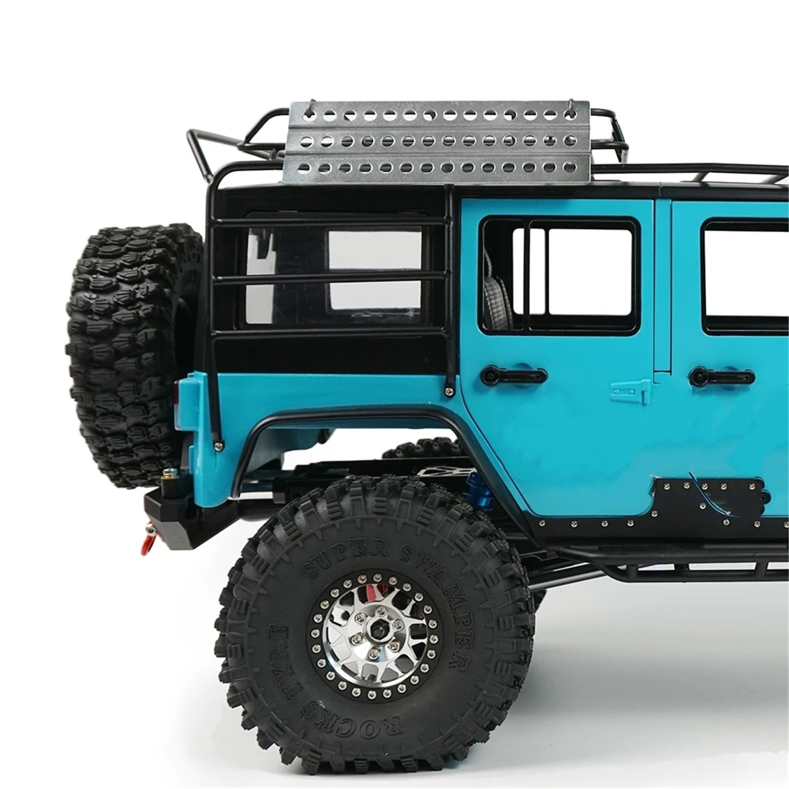 Per Axial Per Scx10 Per Trx-4 Cc01 D90 D110 Tf2 1/10 Rc Crawler Auto 2 Pezzi Bordo Di Recupero In Metallo Fango Neve Sabbia Scaletta Ricambi Modellini RC