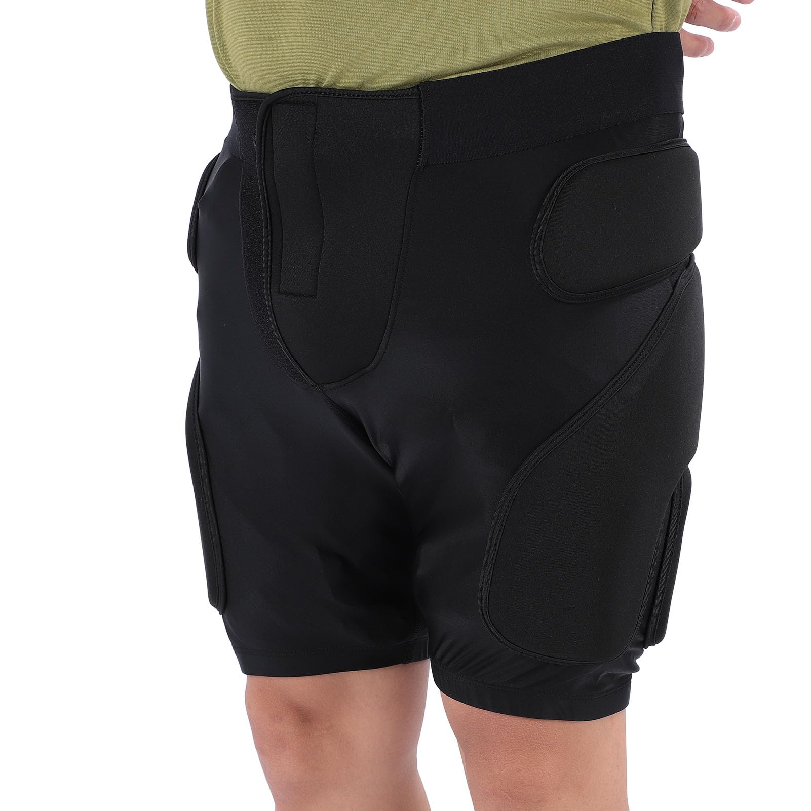 Pantaloni da skateboard imbottiti, protettivi 3D a 3 strati, traspiranti, resistenti agli urti, per sci snowboard skateboard