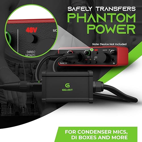 Miniatura 5 de GearIT Serpiente de 4 canales (cable de ruptura de 2 pies) 3 pines XLRDMXAES-EBU a Ethercon RJ45 Cat5Cat6 Ethernet Extensor para escenario en vivo,