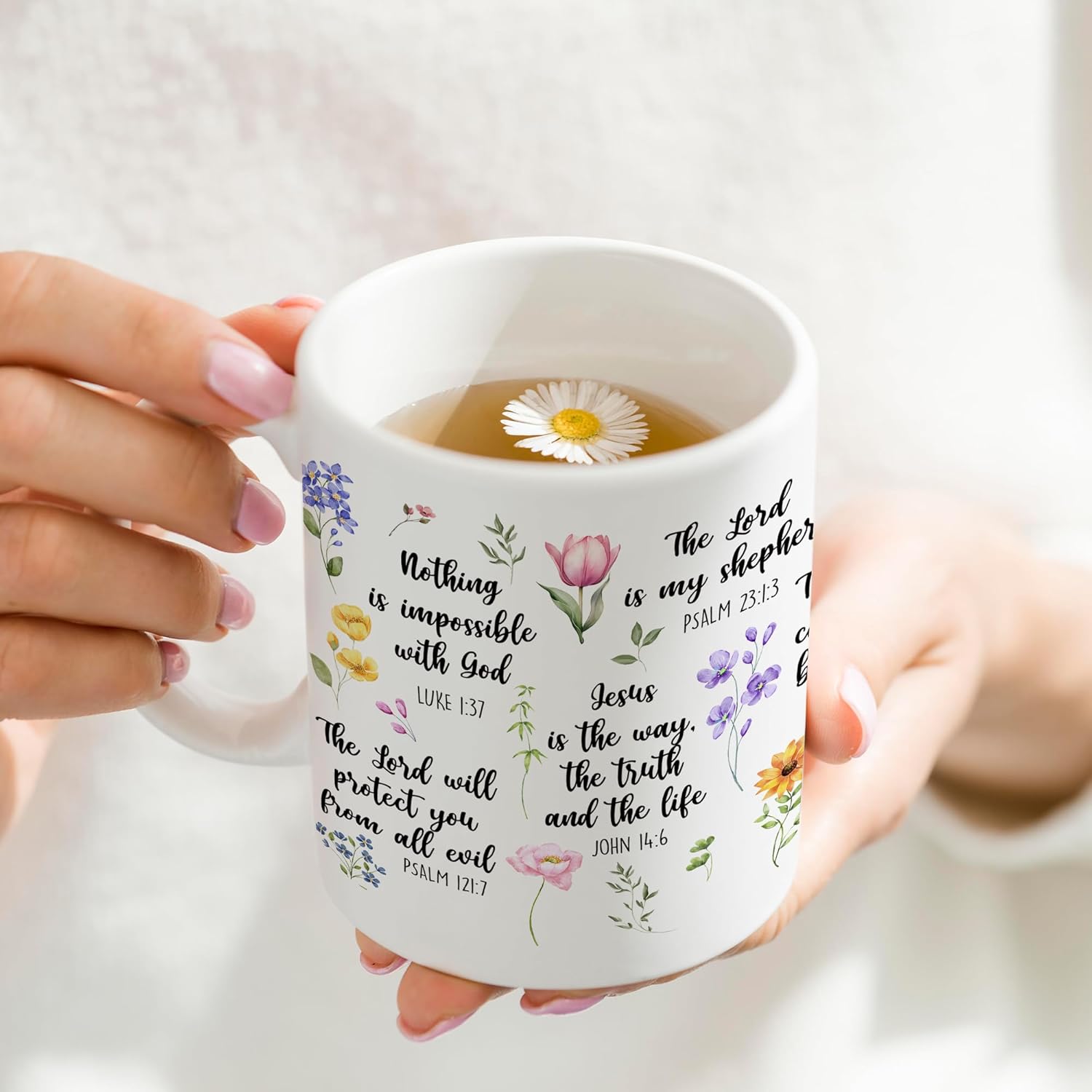 Christian Gifts for Women, Christian Coffee Mugs for Women with Bible Verse, Religious Coffee Mugs, Biblical Inspirational Mug for Friends in Faith, Gift for Mom, Grandma, Sister - Image 8