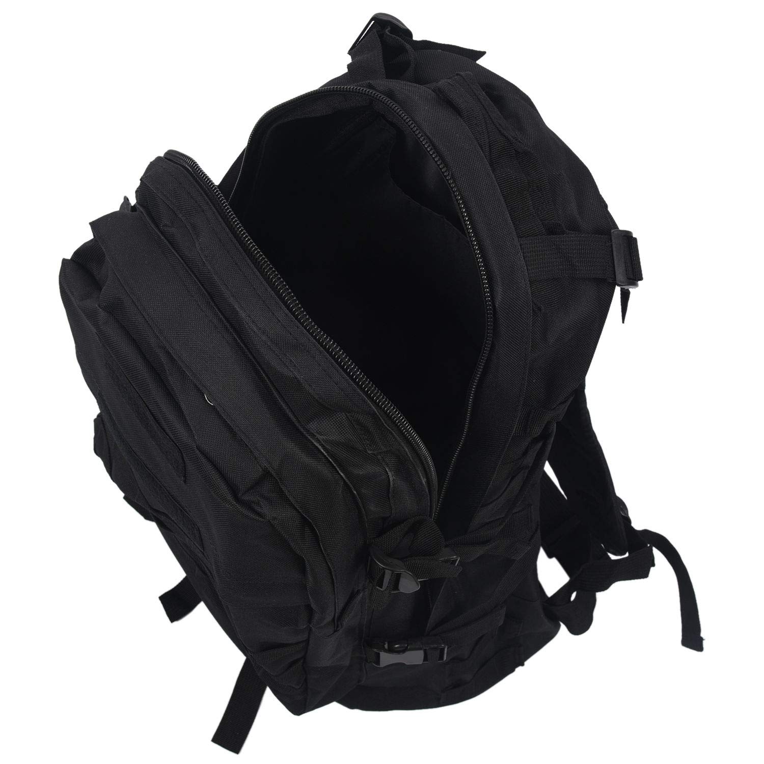 Outdoorowy plecak wojskowy 40 l, 600D, wodoszczelny, z tkaniny Oxford, torba taktyczna, kamuflaż, sport, podróże, wędrówki, torba czarna