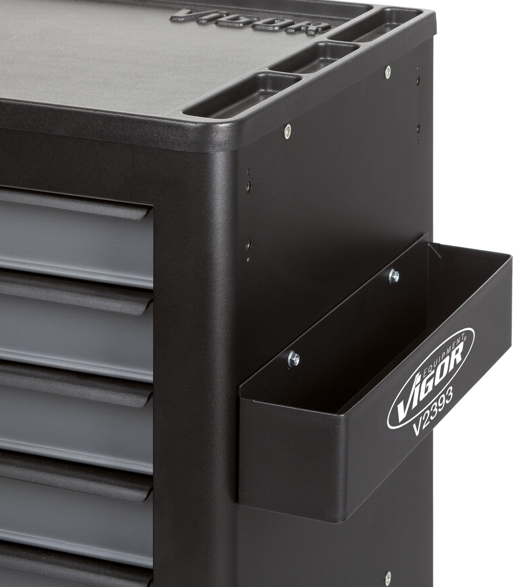 ViGOR Blikhouder V2392, opslag van maximaal 5 blikjes, voor werkplaatswagens uit de serie M, Series L, Series XD en Series XD, praktische opbergruimte voor de werkplaats